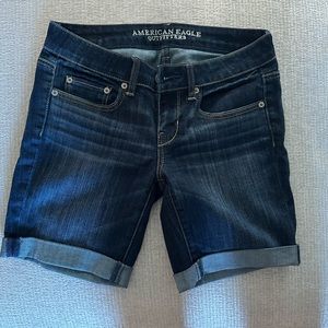 Size 4 American Eagle Long Denim Shorts
